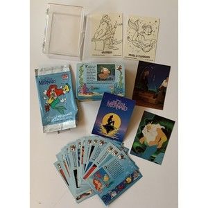 The Little Mermaid 1991 Collectible Pro Set Disney 90 Complete Set + Extras